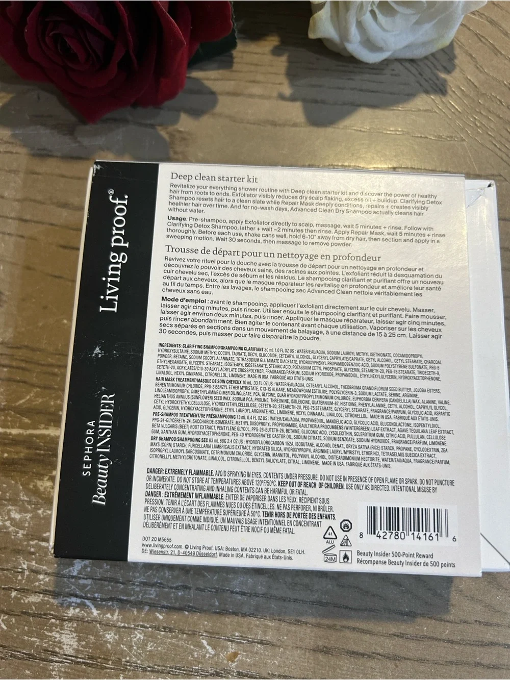 Living Proof Deep Clean Starter Kit - Light Blue and White Packaging